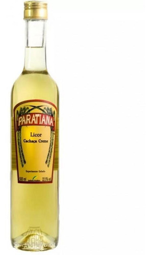 Licor De Cachaça Creme Paratiana - 500 Ml