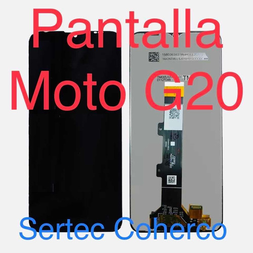 Pantalla Motorola G20, Calidad Original.