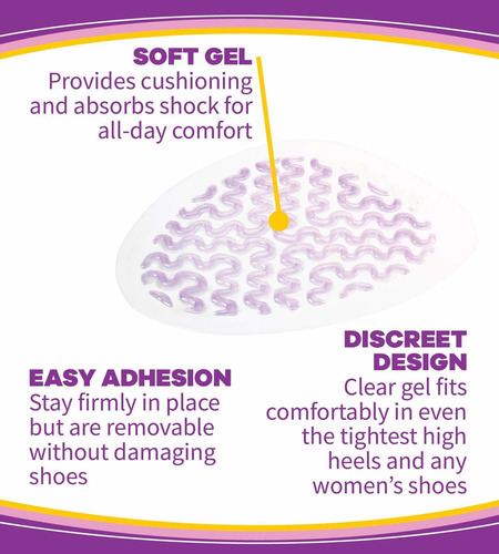 Bola Del Dr. Scholl De Pie Cojines De Los Tacones Altos (un