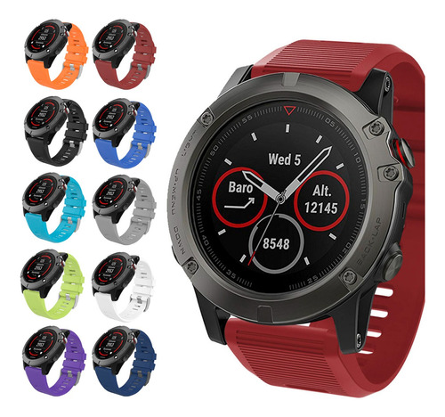 4 Correas Deportivas Premium Para Garmin Fenix 5x Y Fenix 6x