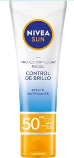 Protector Solar Facial Nivea Sun Control Brillo Fps 50, 50ml