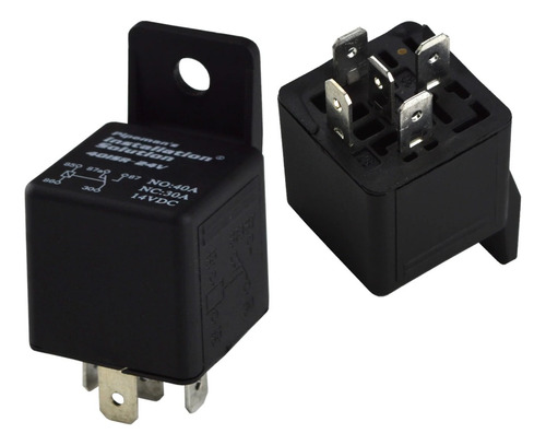 X2 Und Rele Relay Relevo Audiopipe De 40a 12v 5 Pines Pelv