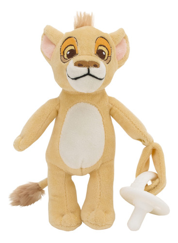 Disney Lion King Simba Tan Super Soft Plush Pacifier Amigo