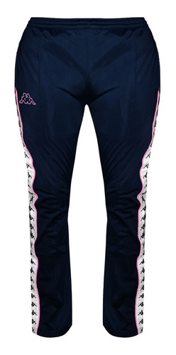 Pantalon Kappa Banda Wastoria Snaps Moda Con Botones Navy