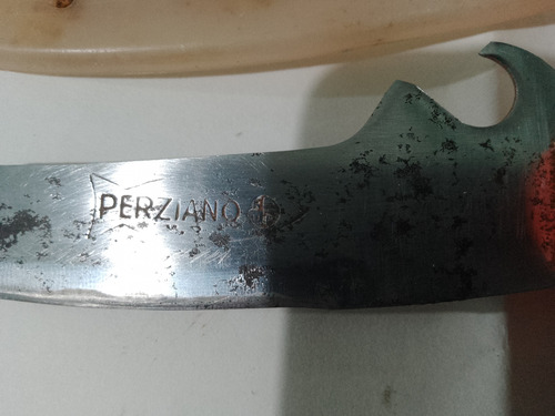 Antiguo Cuchillo Perziano P. Pescador, Varios Usos , Flota Naranja Claro (Usado)