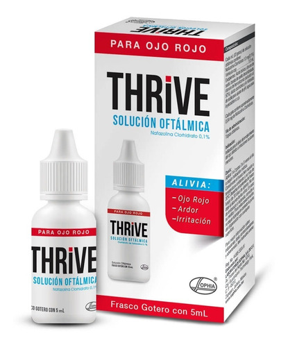 Gotas Para Ojos Rojos, Thrive  , Irritados 15 Ml