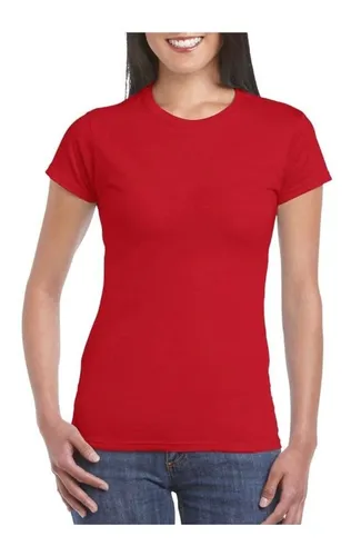 playera roja mujer