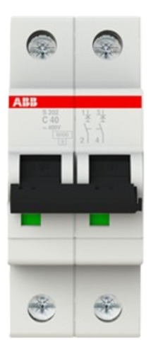 2cds252001r0404 Itm Abb S202 C40 2 P 40a 6ka
