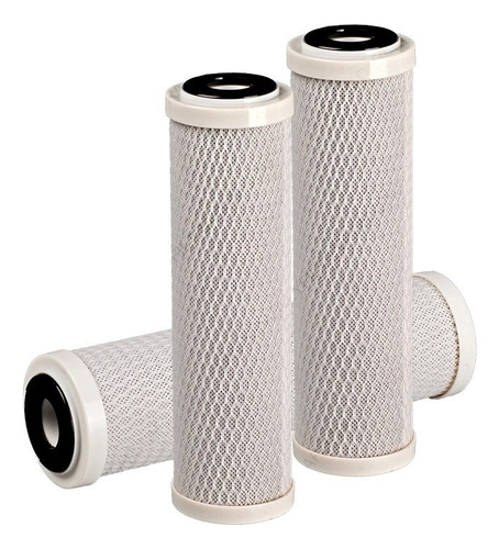 Kit Pack Filtros Osmosis Inversa 3 Etapas Pp 5 + Pp 1 + Cto Color Gris