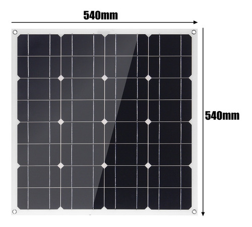 Imagen 2 de 8 de 150w 18v Flexible Eva + Mascota Monocristalino Panel Solar C