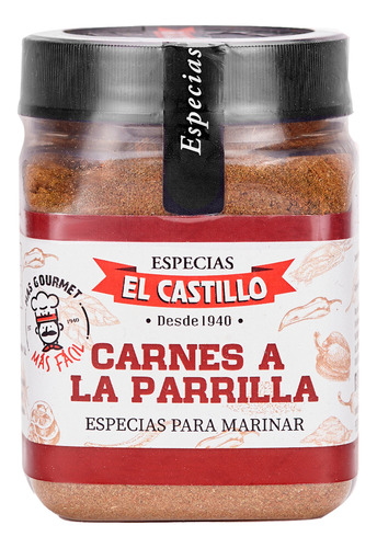 Sazon Adobo Especias Marinar Carne Parrilla El Castillo 125g