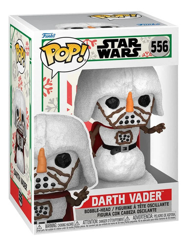 Pop Star Wars: Holiday - Muñeco De Nieve Darth Vader Funko P