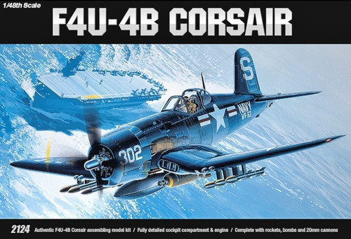 F4u-4b Corsair Marca Academy Escala 1/48 Modelo Para Armar