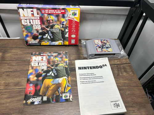 Nfl 98 Nintendo 64 Con Caja Y Manuales