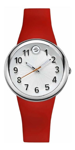 Reloj Mujer Philip Stein F36s-sw-r Cuarzo Pulso Rojo En