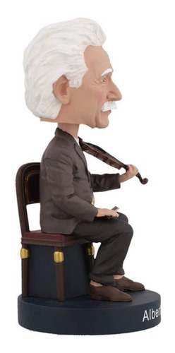 Albert Einstein Violino Bobblehead - Royal Bobbles