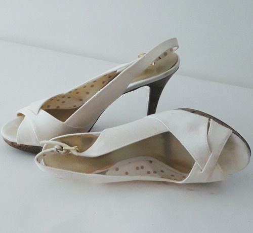 Sandalias Stiletto Christian Siriano For Payless- Blanco