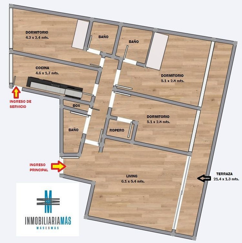 Imagen 27 de 27 de Apartamento Venta Pocitos Montevideo Imas.uy S *