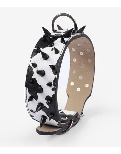 Collar Para Perro Tipo Cuero Con Picos Ajustable Xs,s ,m, L