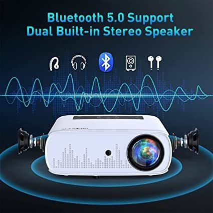 Imagen 4 de 8 de Proyector Groview 15000lux, 1080p, Wifi, Bluetooth 5.0, 4k