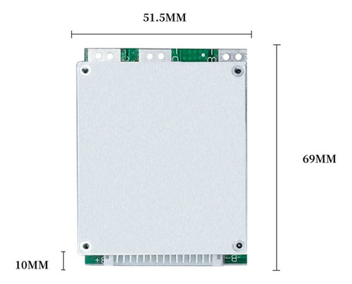 Placa De Proteção 16s 60v 20a Bateria Li-ion De Lítio 18650