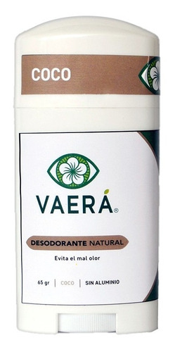 Desodorante Natural, Barra 65 Gr, Bicarbonato, Sin Aluminio