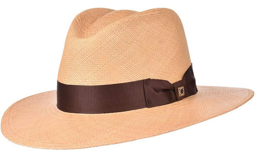 Sombrero Panamá De Palma Unisex Paja Con Cintillo