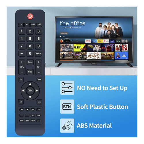 Substituição Do Controle Remoto Pzl Bnew Para Nec Lcd Tv E50