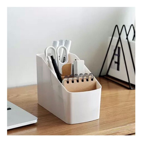 Imagen 7 de 8 de Organizador Nordico Escritorio Maquillaje Bambu 4 Div Cocina