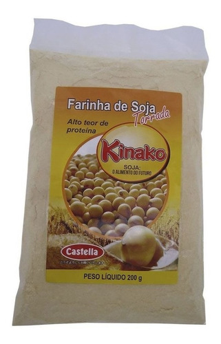 Farinha De Soja Torrada Kinako 200g Castella