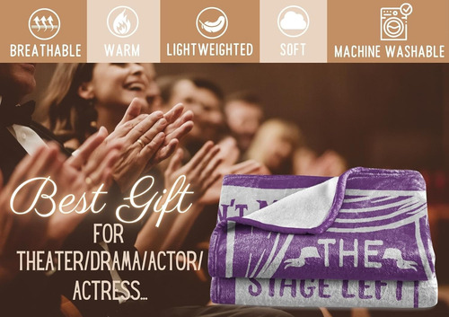 Regalos De Teatro Manta Niñas, Mujeres 50 «x 65» Man...