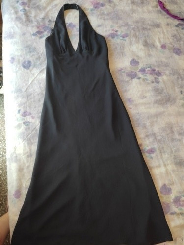 Vestido De Fiesta Negro Meghan Usa Importado Talla M Oferta