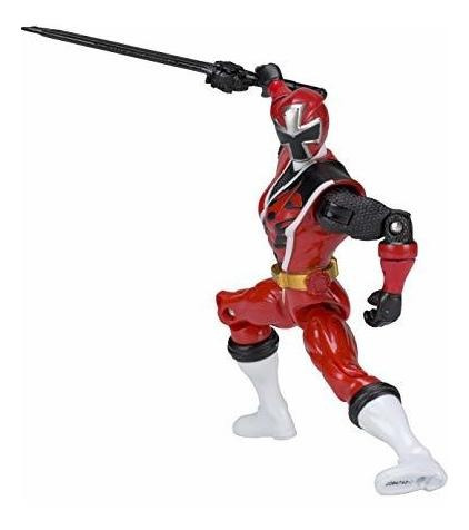 Power Rangers Ninja De Acero De 5 Pulgadas Ranger Rojo Héroe