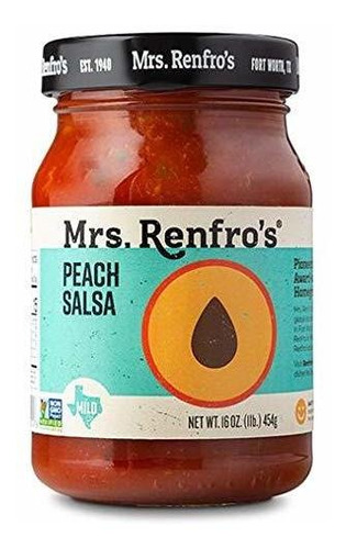 Mrs Renfro Salsa Melocotn, 16 Oz