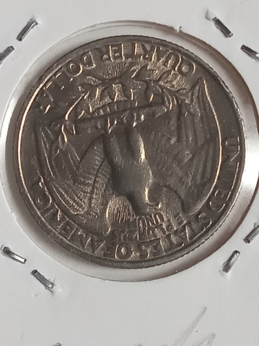 Eeuu 1982 P. Moneda De Quarter Dollar C/ Error. Mb. Mira!!!! (Usado)