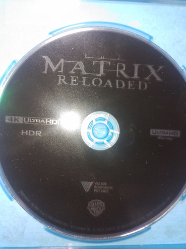 Pelicula Blu Ray 4k Matrix Recargado