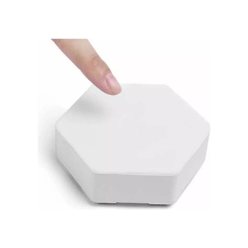Lámpara De Pared Hexagonal Con Sensor Táctil Control Remoto