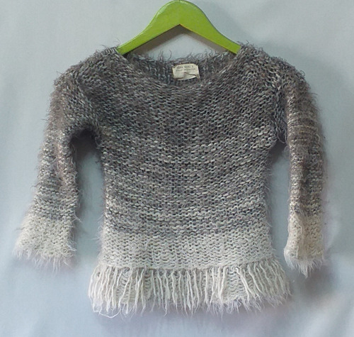 Sweater Buzo Niña Zara Talle 6 Años, Cataleya 