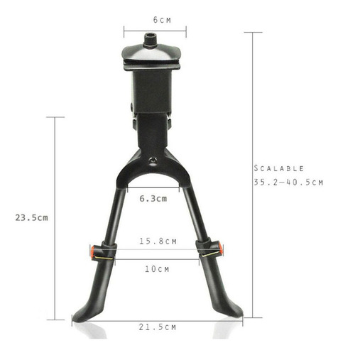 Pata De Cabra For Bicicleta De Doble Pierna Soporte De Pie