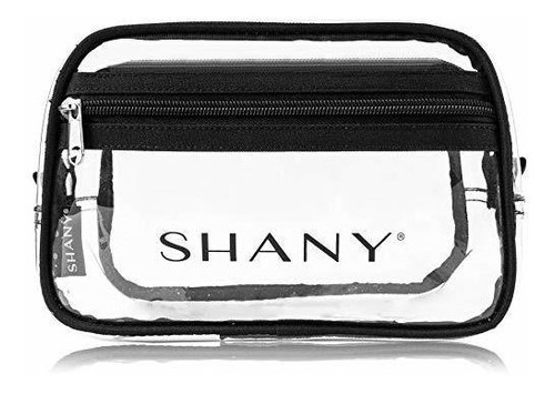 Cosmetiquera - Shany Clear Toiletry Makeup Carry-on Pouch Wi