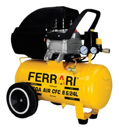 Compressor De Ar Com Reservatório Ferrari 8,6/24 Litros 110v