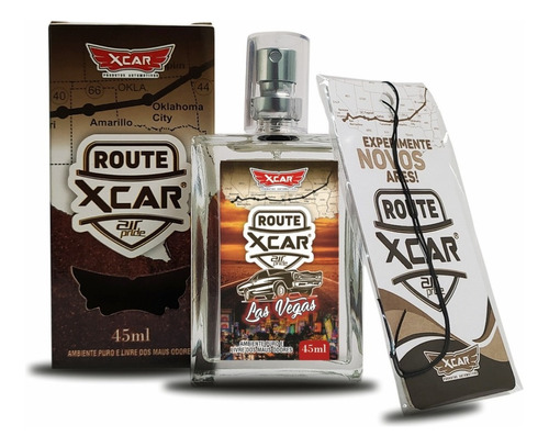 Aromatizante Route Las Vegas 45ml Xcar Produtos Automotivos