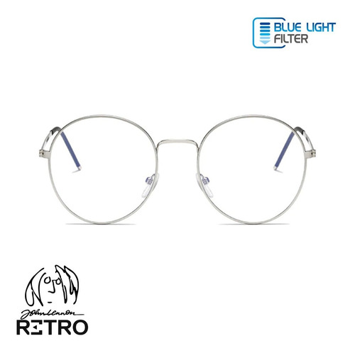 Imagen 6 de 10 de Montura Óptica Retro® Lennon® Original Pc®+ Anti/blue® Gafas