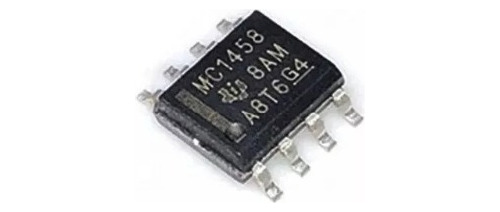 Circuito Integrado Operacional Lm1458 Mc1458 Smd Sop8