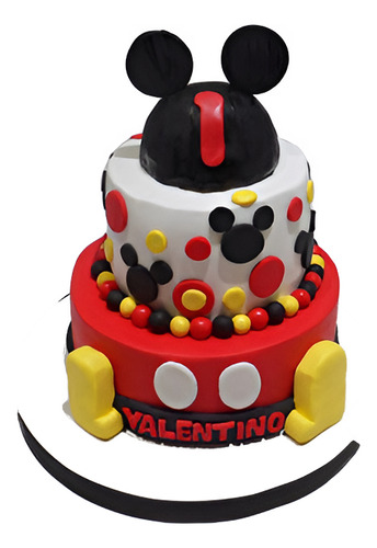 Torta De Mickey - Ideal Para Cumpleaños Infantiles - Eventos