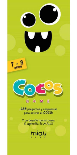 Cocos Game 7-8 Años, De Vários Autores. Editorial Jaguar, Tapa Blanda En Español