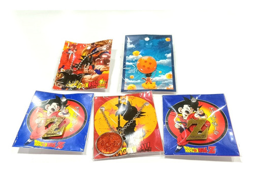 Pins Y Colgantes X5 -dragon Ball Z-