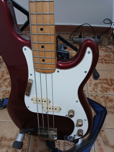 Fender Precision Special 1980 Jazz Bass Passivo-ativo Destro Destro Candy Apple Fosco 4 (Usado)