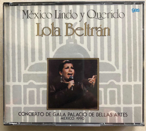 Lola Beltran 2 Cds Mexico Lindo Y Querido 1990 Palacio De Be