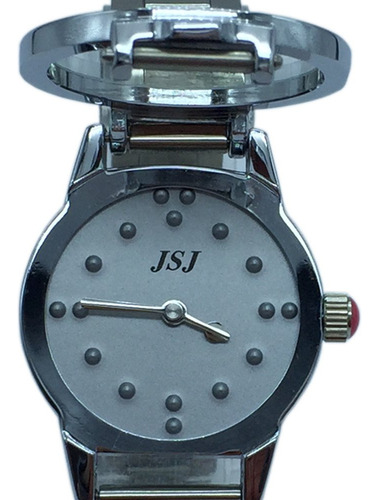 Reloj Braille Tactil Para Personas Ciegas Gris (para Mujer)